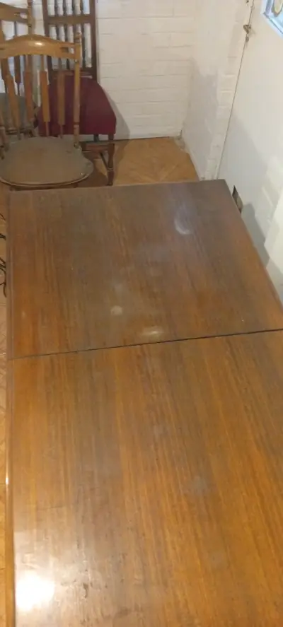 Mesa de comedor extensible de madera - miniatura 2