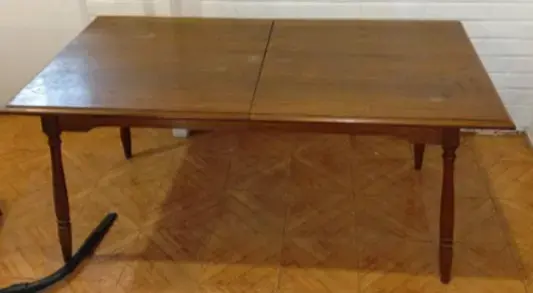 Mesa de comedor extensible de madera - 3
