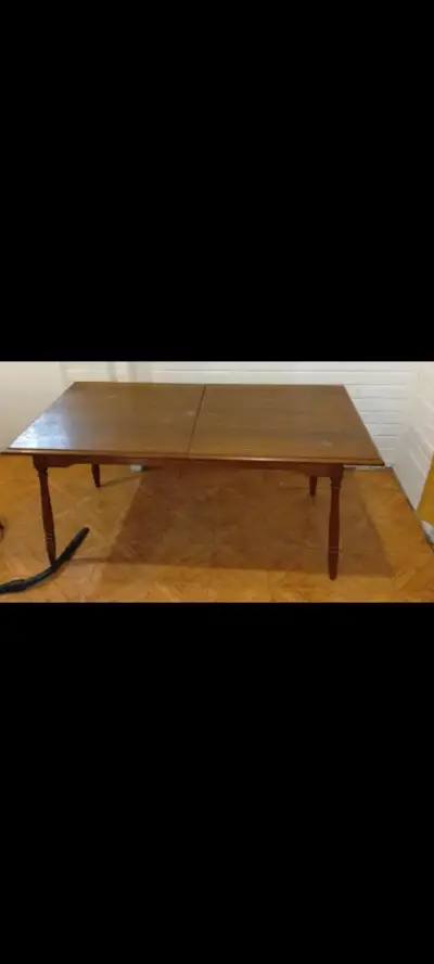 Mesa de comedor extensible de madera - miniatura 4
