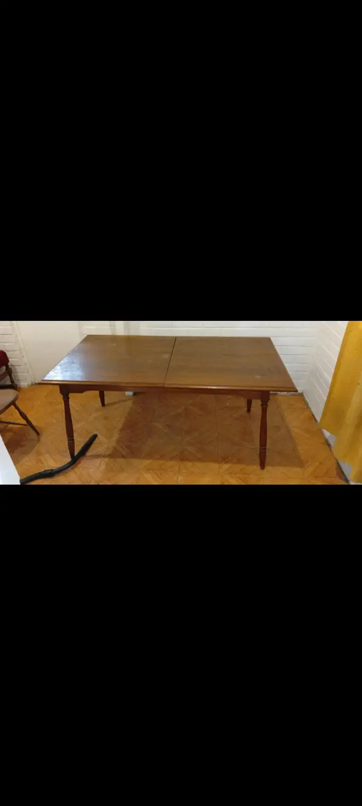 Mesa de comedor extensible de madera - 5