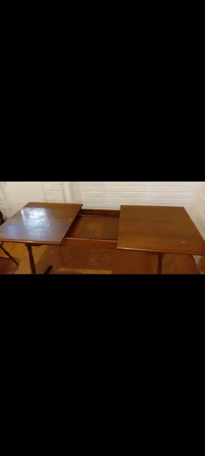 Mesa de comedor extensible de madera - miniatura 6