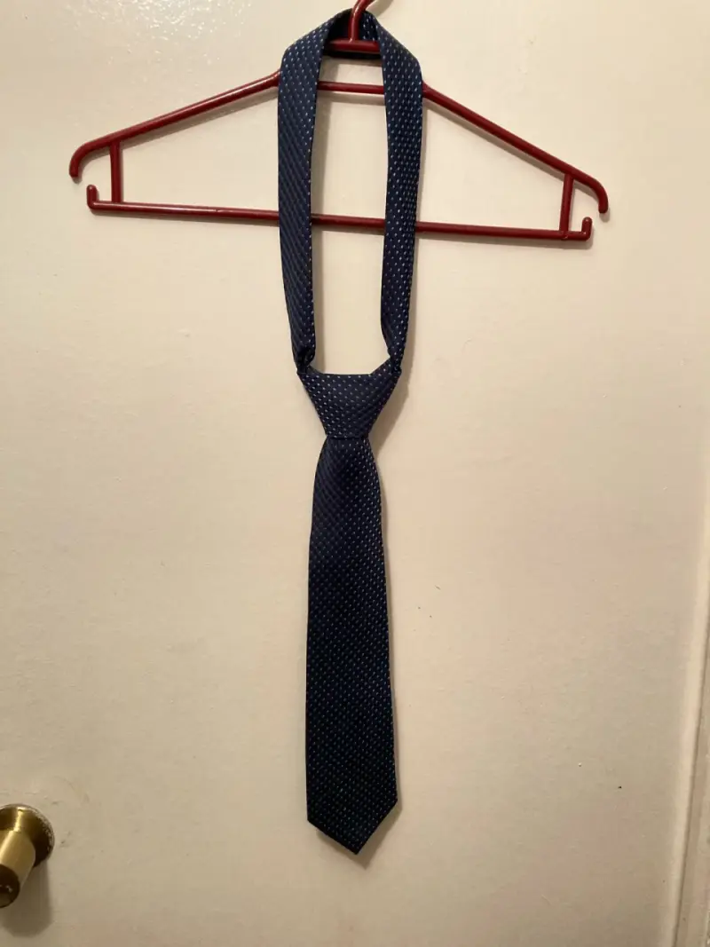 Corbata Azul con diseño de puntos Pietrovanni - 2