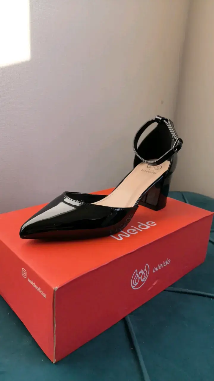 Zapatos de Tacón Negro Weide Elegantes - 2