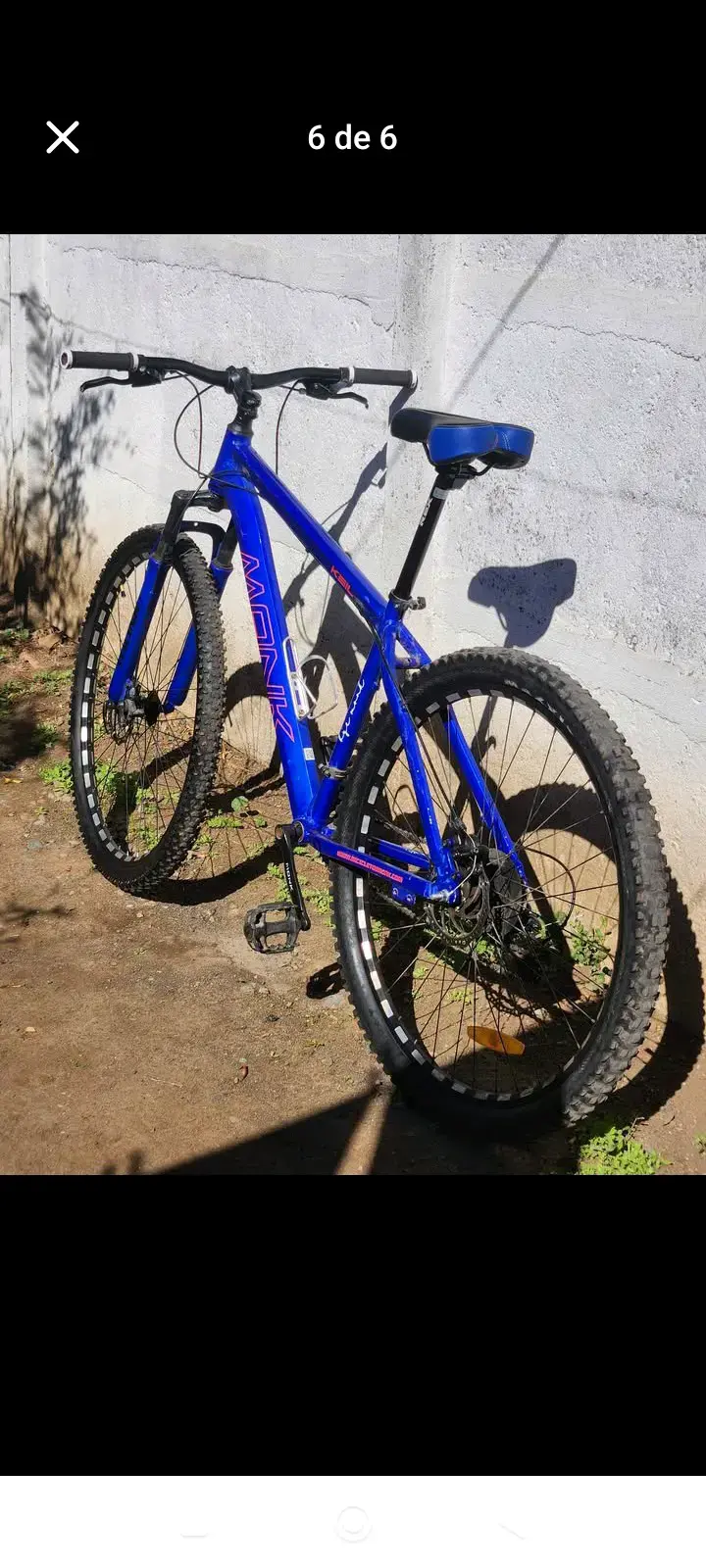 Bicicleta de montaña azul Monarken aro 29 - 4