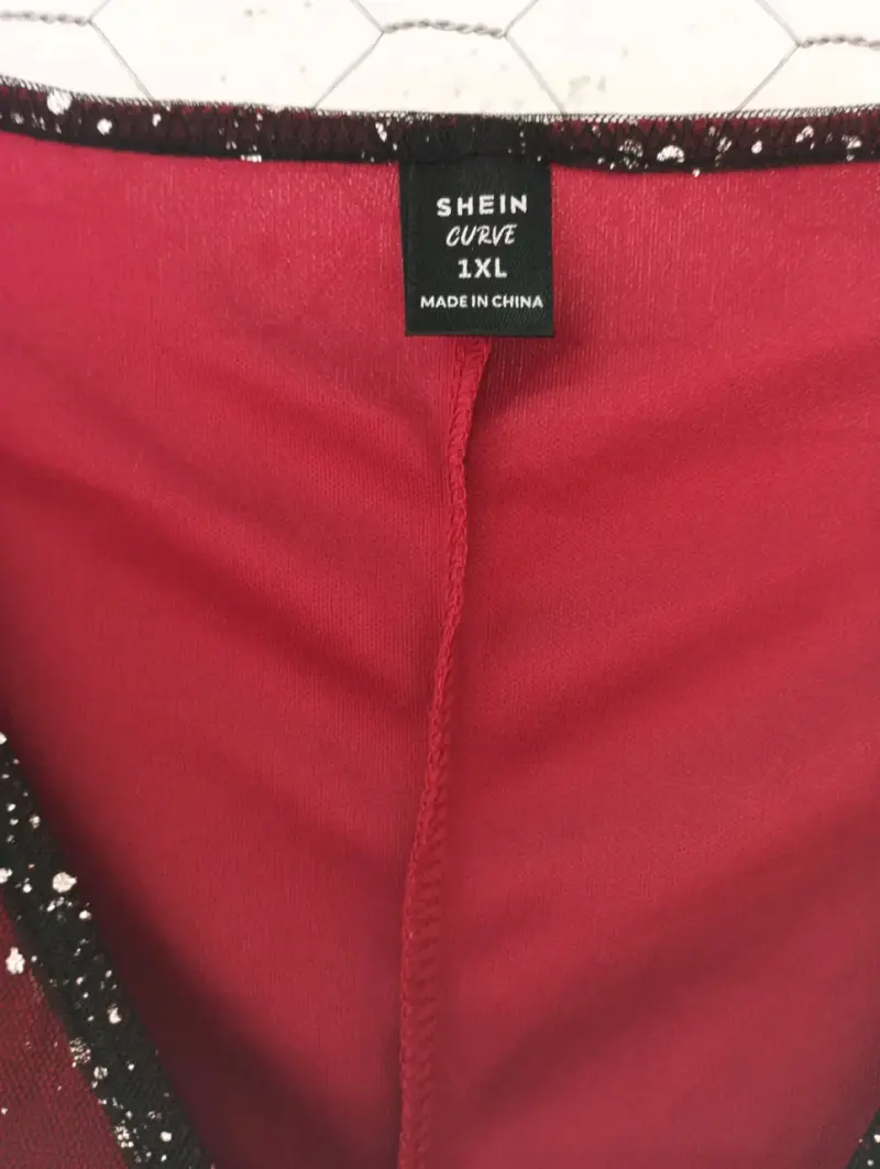 Vestido Shein Curve rojo - 2