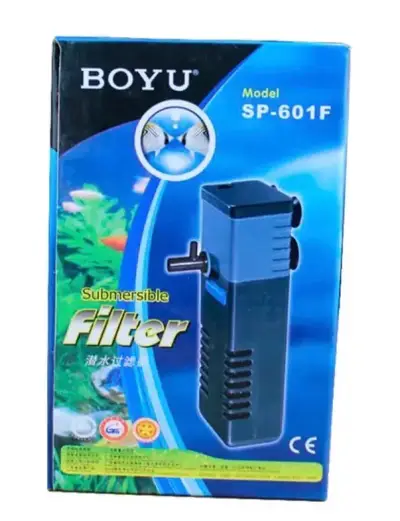 Acuario de vidrio con filtro Boyu y accesorios - miniatura 2
