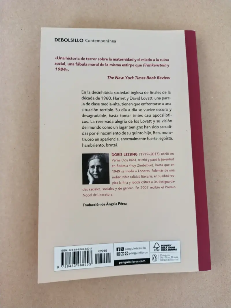 Libro 'El quinto hijo' de Doris Lessing - 2