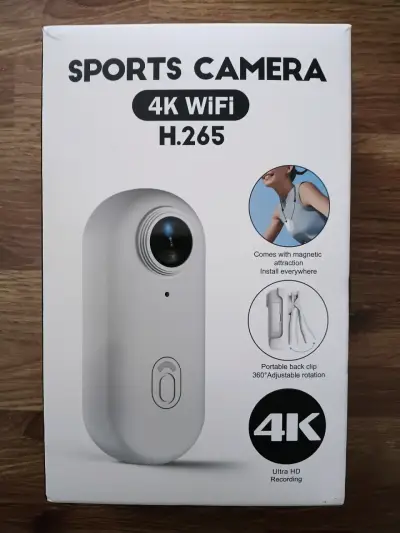 Cámara magnetica Deportiva 4K WiFi H.265 - miniatura 1