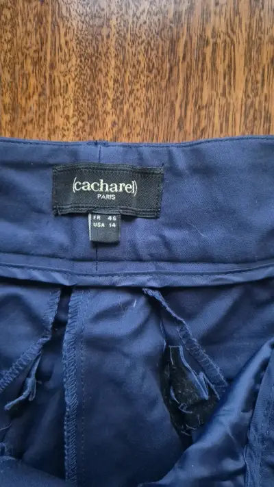 Pantalones de vestir azul marino Cacharel - miniatura 3