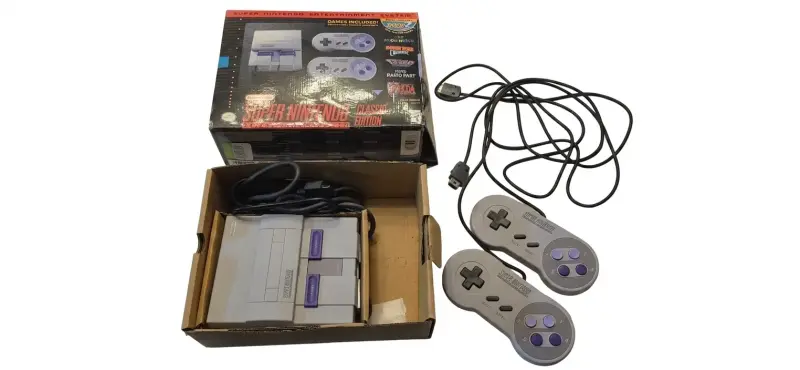 Consola Super Nintendo Classic Edition con 2 cont - 1