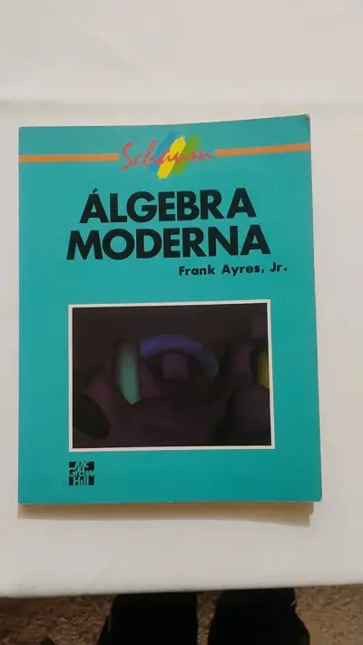 Libro Álgebra Moderna de Frank Ayres Jr. - miniatura 1