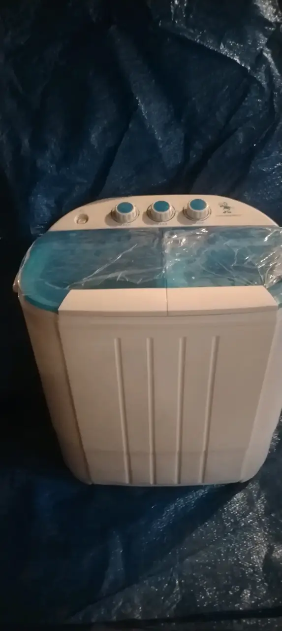 Lavadora portátil semiautomática con centrifuga - 1