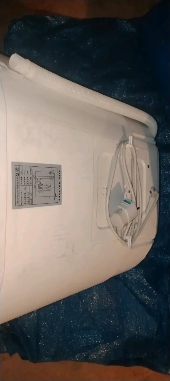 Lavadora portátil semiautomática con centrifuga - 5