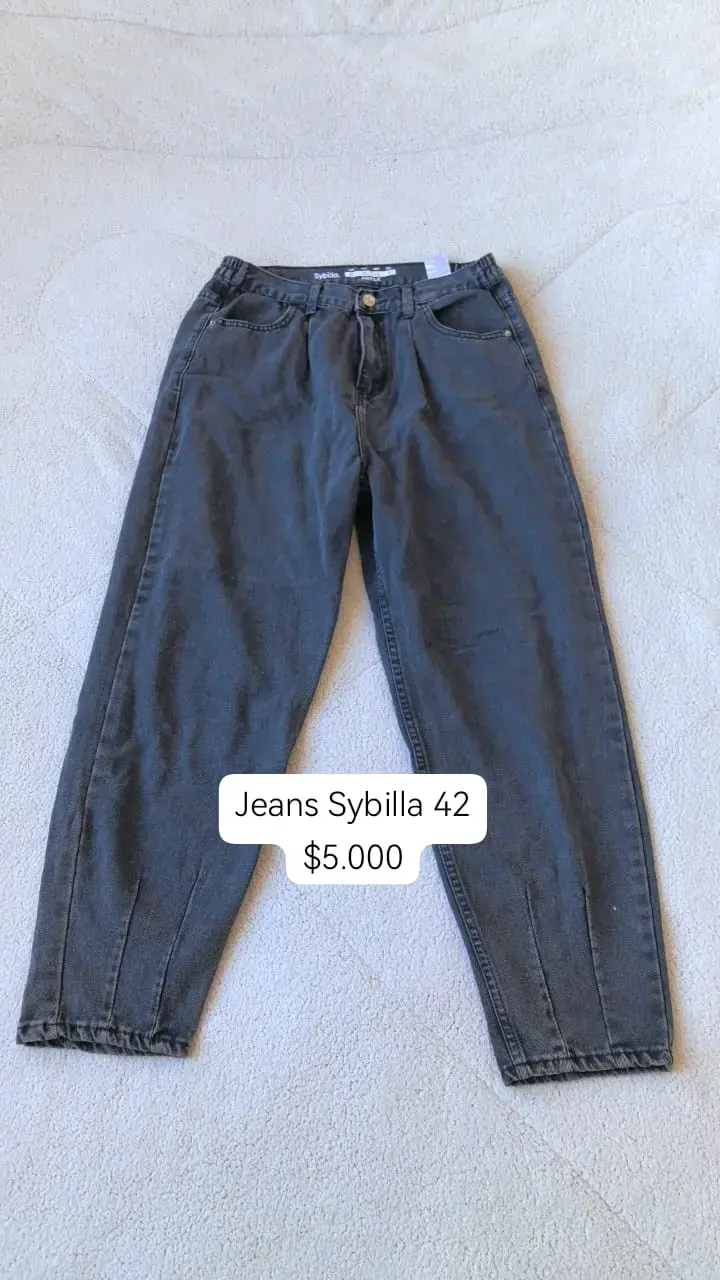Jeans Sybilla Talla 42 Color Negro