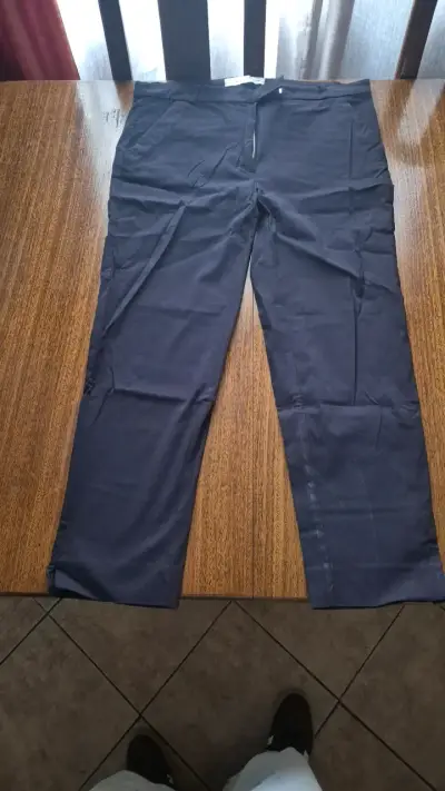 Pantalones de vestir azul Alaniz talla 46 - miniatura 1