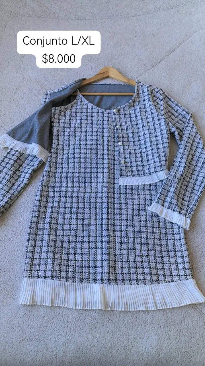 Conjunto de ropa L/XL a cuadros
