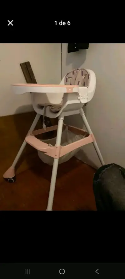 Silla de Comer para Bebé Ajustable - miniatura 1