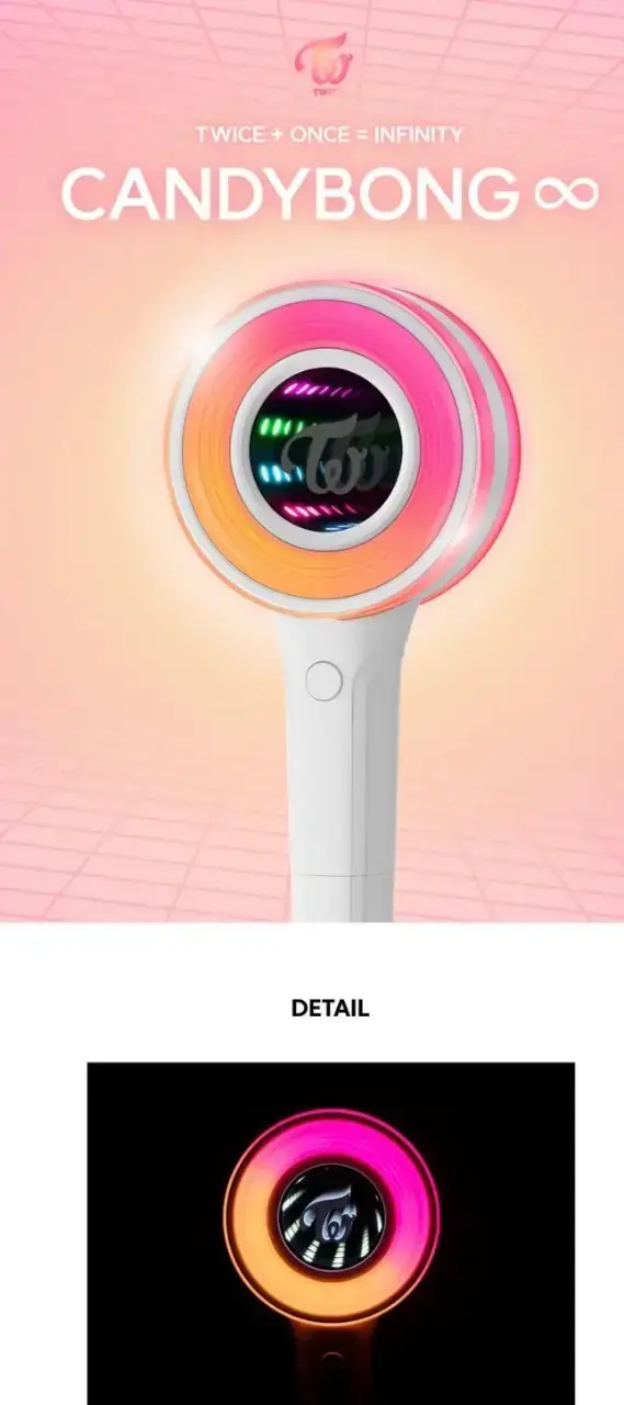 Lightstick Twice Candybong Z con efectos de luz - 2