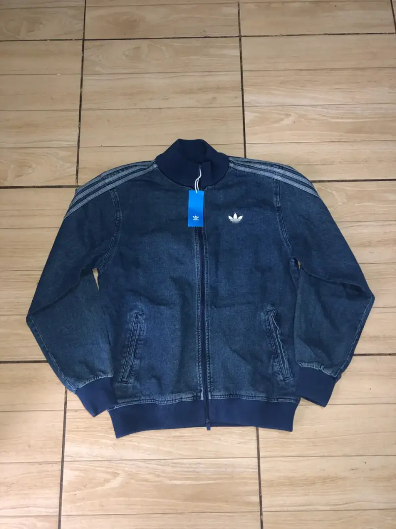 Chaqueta deportiva Adidas Jeans Azul y Negra - 2