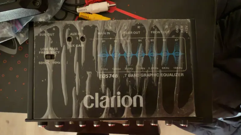 Ecualizador gráfico Clarion EQS746 de 7 bandas - 1