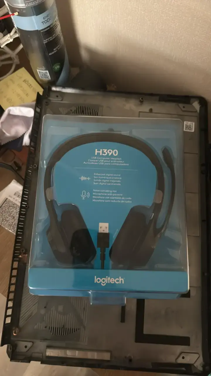 Auriculares USB Logitech H390 con micrófono - 1