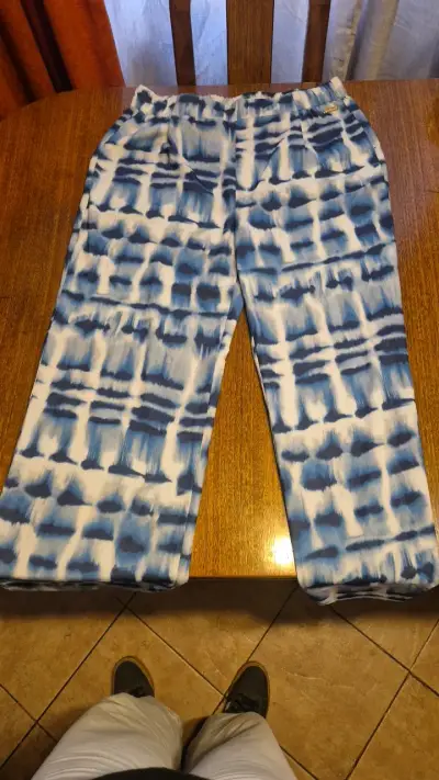 Pantalones Cacharel estampado azul talla XL - miniatura 1