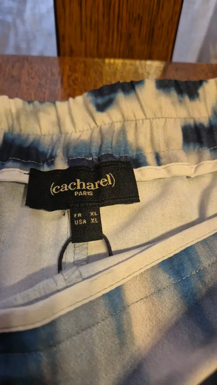 Pantalones Cacharel estampado azul talla XL - 2