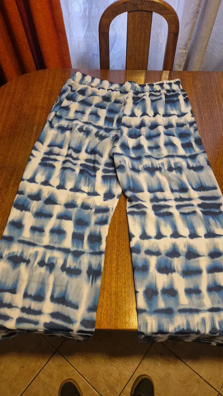 Pantalones Cacharel estampado azul talla XL - 4