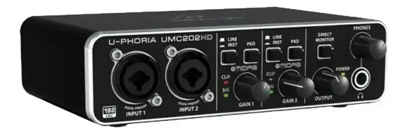Interfaz de Audio Behringer U-Phoria UMC202HD - 2