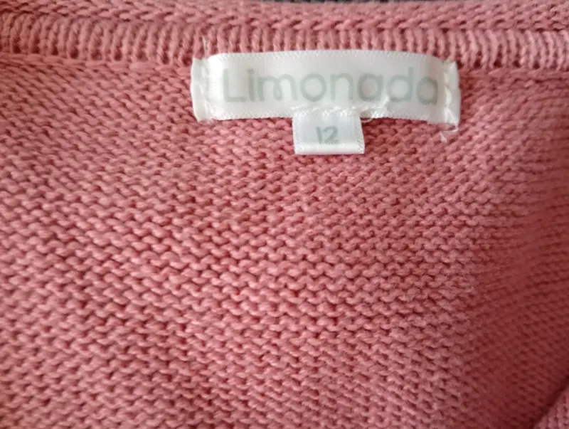 Sweater de niña rosado Limonada talla 12