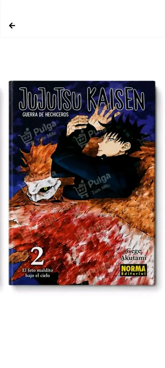 Manga Jujutsu Kaisen Vol. 1 y 2 - Norma Editorial - 2