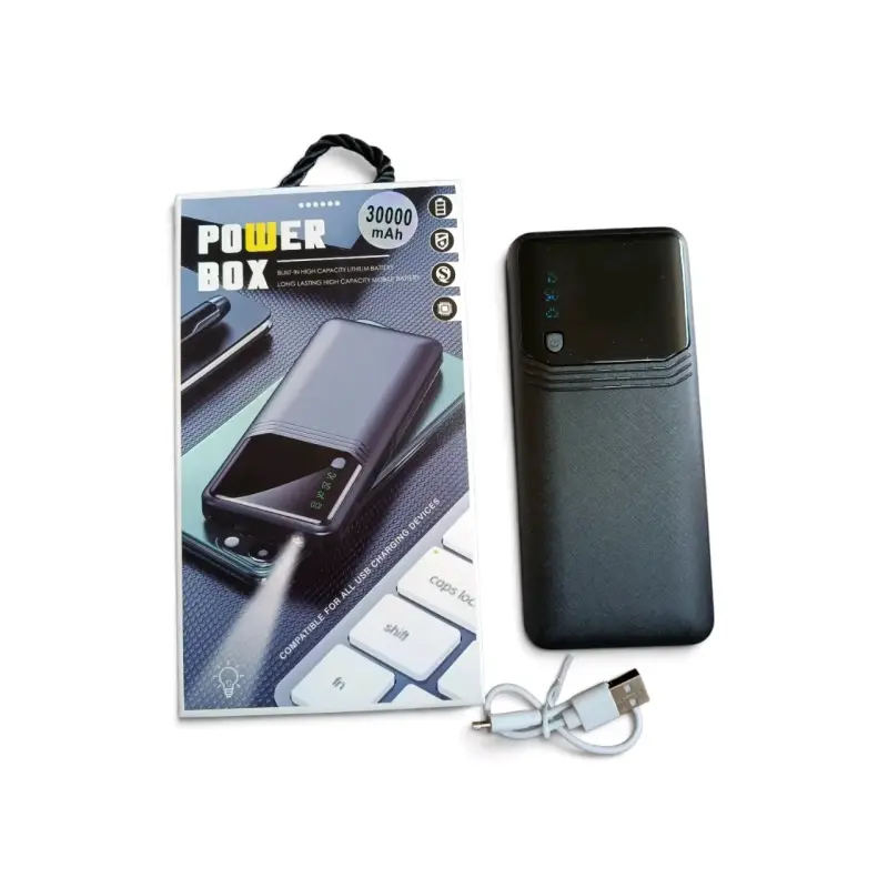 Power Bank 30000mAh con Carga Rápida - 1