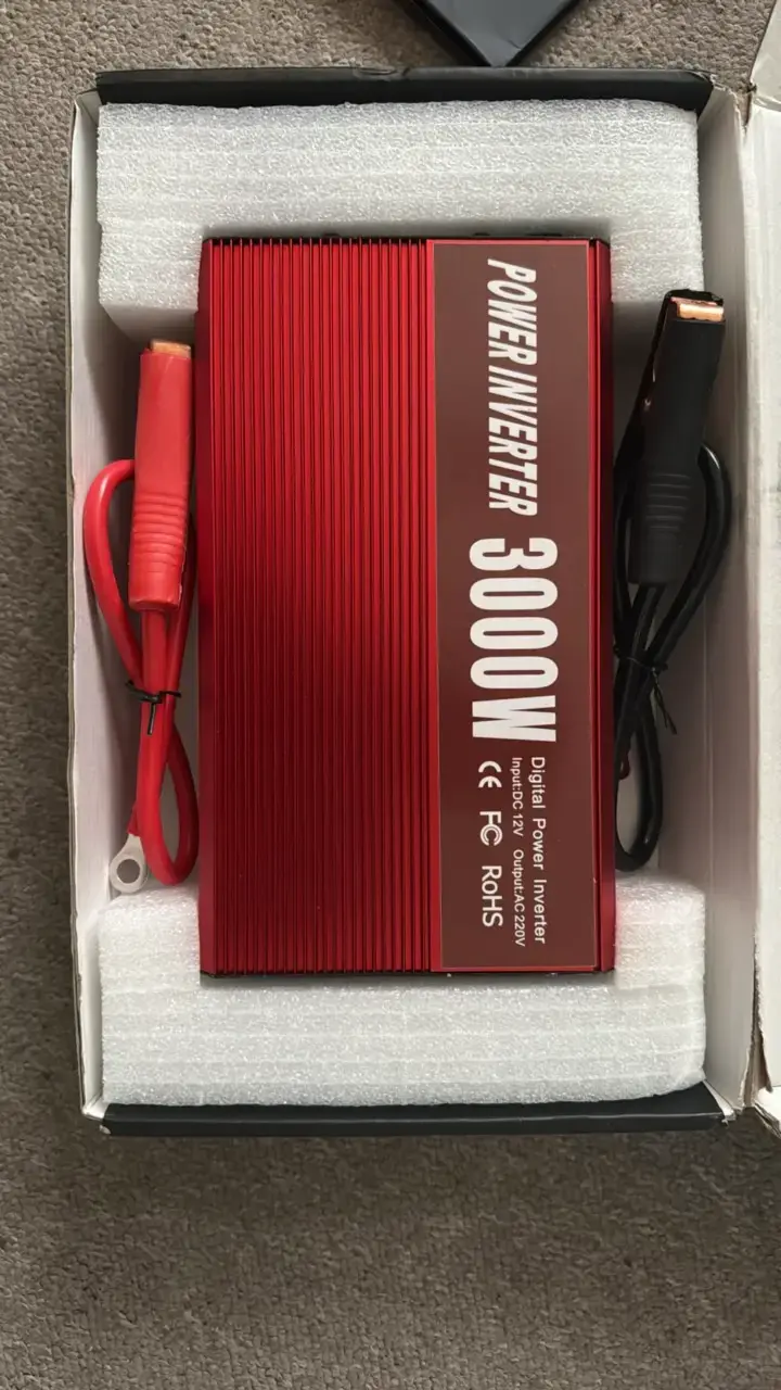 Inversor de Potencia 3000W Rojo - 2