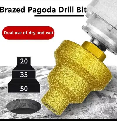 Broca de diamante tipo pagoda para perforación - miniatura 4