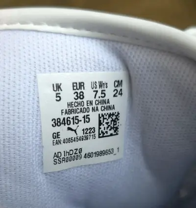 Zapatillas deportivas blancas y azules Puma - miniatura 6