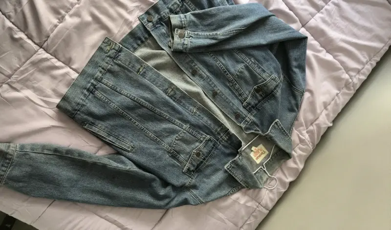 Chaqueta de mezclilla para mujer