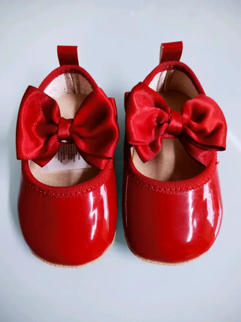 Zapatos de charol de bebé rojos - 1