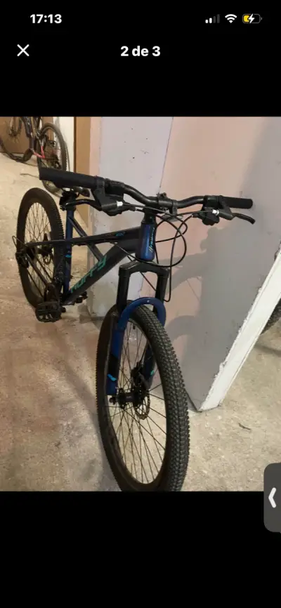 Bicicleta de montaña Huffy Scout azul - miniatura 2
