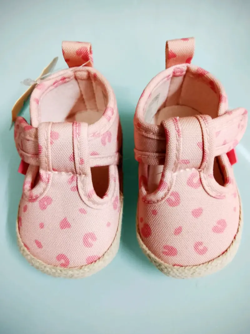 Zapatos de bebé rosados - 1
