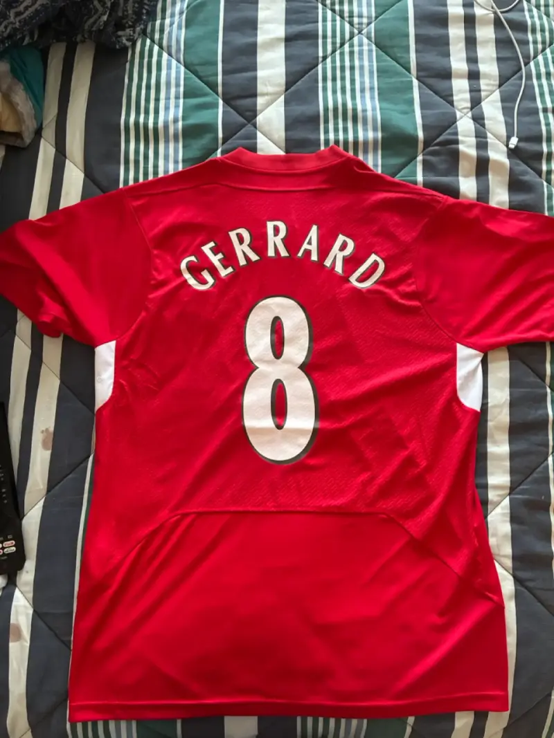 Camiseta Liverpool 2005 Gerrard Roja Reebok. - 2