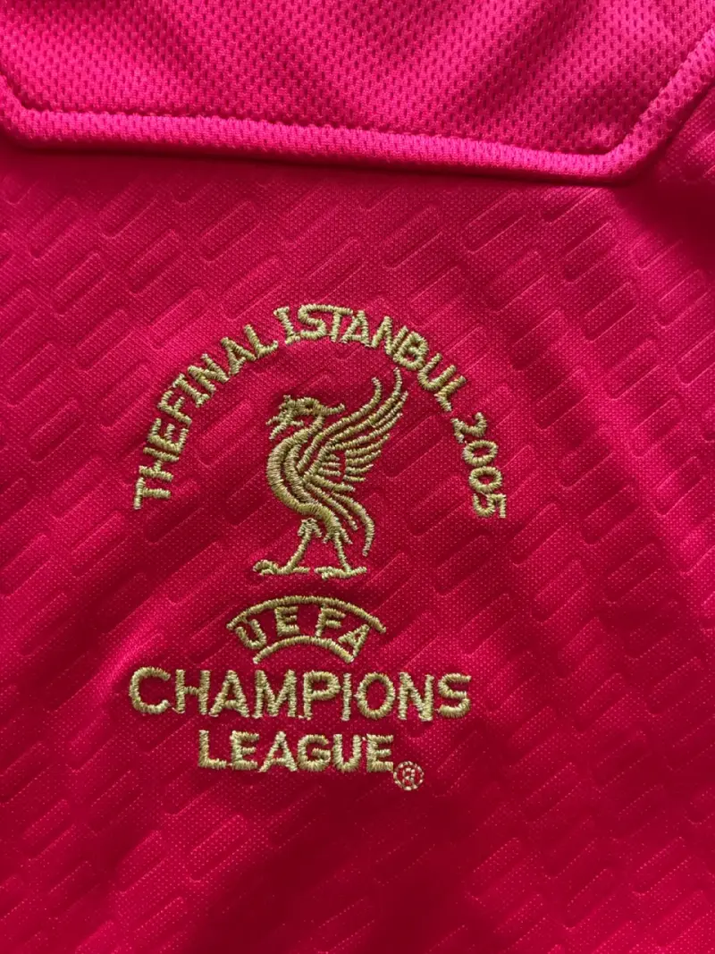 Camiseta Liverpool 2005 Gerrard Roja Reebok. - 4