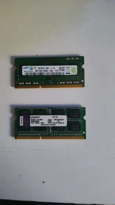 Memorias RAM ddr3 2g y 4g SODIMM - miniatura 1
