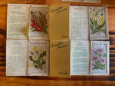 Colección tarjetas bordadas Kenitas Flowers 1933 - miniatura 5