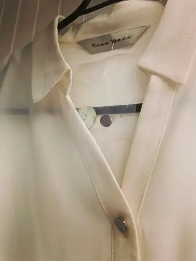 Blusa Blanca Elegante Nino Mori - miniatura 1