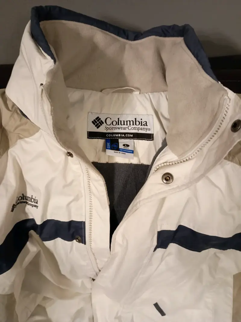 Chaqueta Columbia Sportswear blanca y azul para hombre - 2