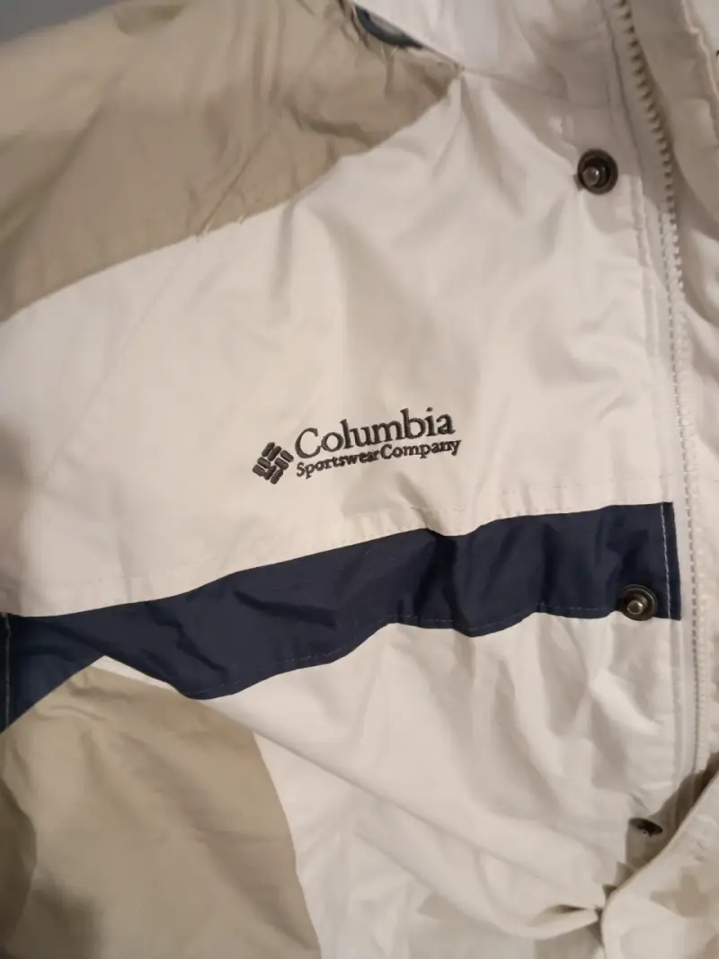 Chaqueta Columbia Sportswear blanca y azul para hombre - 4
