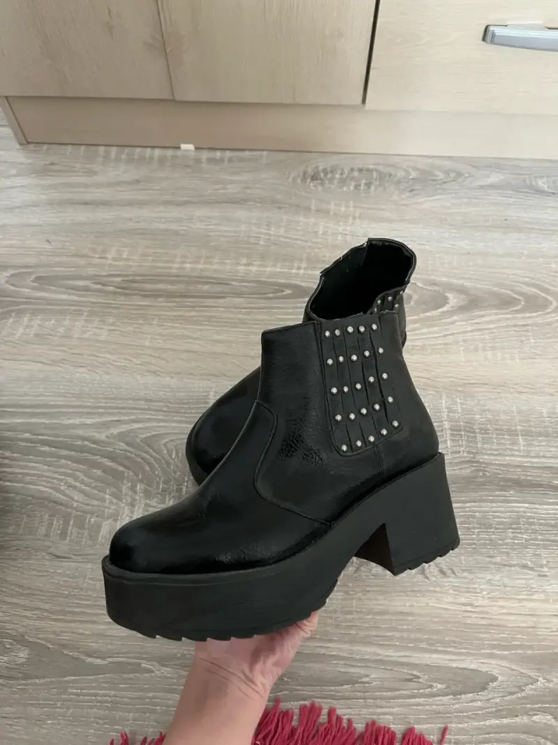 Botines negros para mujer - 2