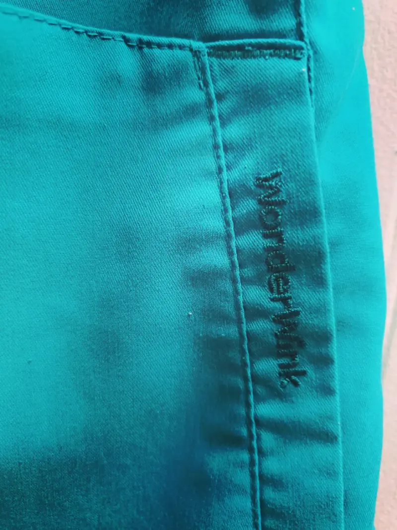 Blusa Médica Turquesa WonderWink Pro Talla S - 3