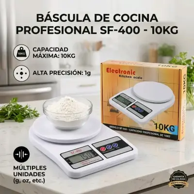 Báscula de Cocina Profesional SF-400 10kg - miniatura 1