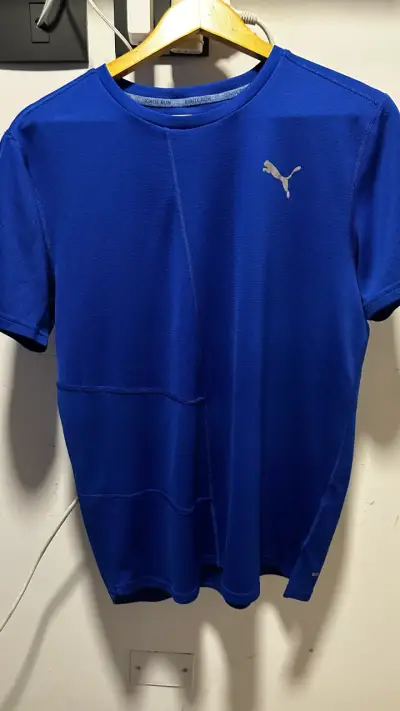 Polera deportiva azul Puma Ignite Run - miniatura 1